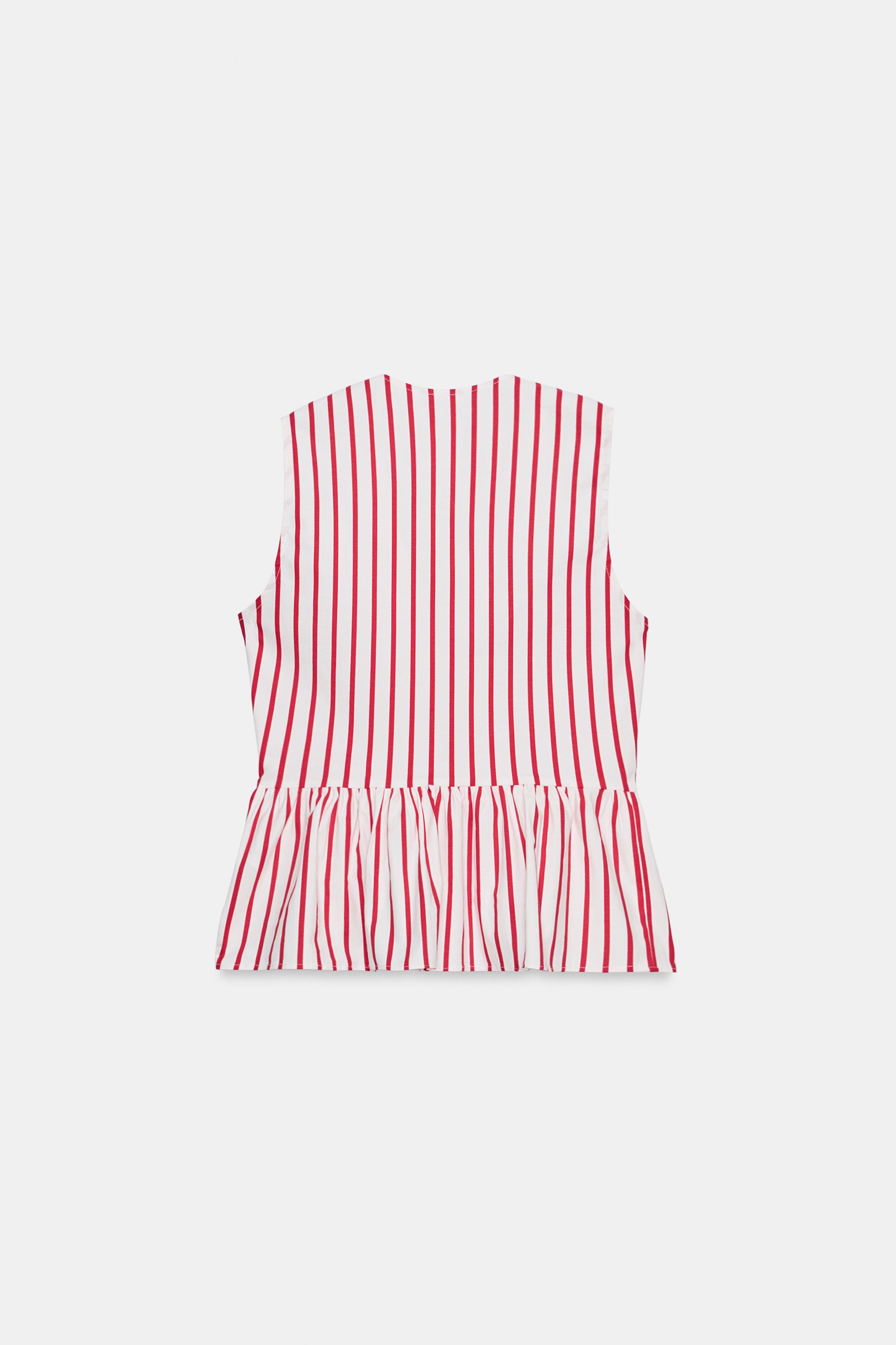 STRIPED FIREMAN CLASP TOP